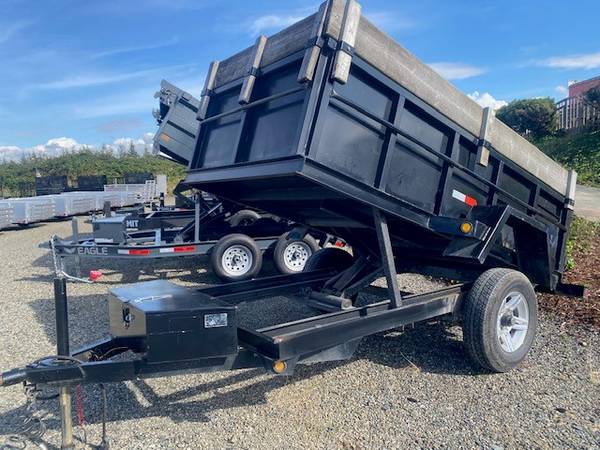 USED 5X10 DUMP TRAILER 5K 1