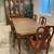 Antique Cherrywood Dining Table, Chairs and China Cabinet by Stanley F 1 thumbnail