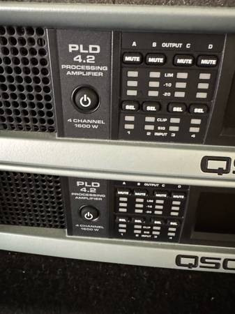 QSC PLD 4.2 プロセッサーアンプ 1600W QSC - PLD4.2 4 Channel Amplifier - SalesWL