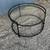 *Delivery Available* Round Glass-Top Coffee Table – Black Metal Frame 3 thumbnail