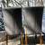 2 brown dining chairs faux leather 3 thumbnail