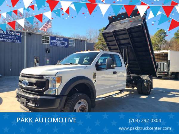 2021 Ford F550 F-550 XL Extended Cab 192" WB Dump Truck 4x4 Super Duty 1