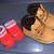 INFANT size ONE Timberland boots Nike booties / socks 1 thumbnail