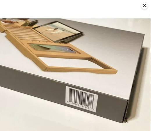 Bamboo Bath Caddy Bathtub Tray Adjustable Waterproof Durable - $35 (brentwood / oakley)63437166565889122