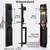 MATTE BLACK DIGITAL DOUBLE DOOR ENTRY SET - ALLNEW 2 thumbnail