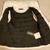 NWT! DKNY Jeans Puffer Vest White w Logo on Sides in Black Womans S/M 8 thumbnail