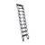 Black Folding Wall Mounted Loft Wall Ladder Stairs #022297 1 thumbnail