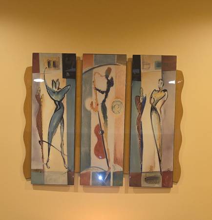 GRANDE, ARTE EN LACADO PARA PARED DE 4 pies x 4 pies, 3 TEMAS EN UNO - $550 (ISLA DE STATEN)63471464596611121