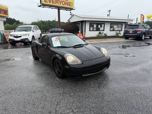 2000 *Toyota* *MR2 Spyder *2dr Convertible Manual* Negro - $1,500 (3044 E Peachtree Street | Lithia Springs, GA 30122)63620642658435122