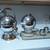 Two art deco coffee percolators One with tray and cream sugar holders 1 thumbnail