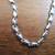 Vintage Monet shiny silver tone chain necklace 8 thumbnail