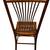 Caned Seat - Wheat Back - Vintage Chair 3 thumbnail