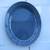 Bee & Willow 16"x13" Oval Blue Speckle Enamel Steel Platter (2 avail) 4 thumbnail