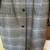Pretty Gray/Pink Plaid Wool Blend Coat - ladies’ Sz L - from GAP 5 thumbnail