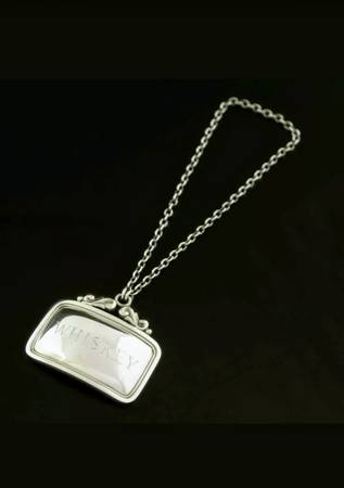 Georg Jensen Sterling Silver Decanter "Tags" (Labels) 1