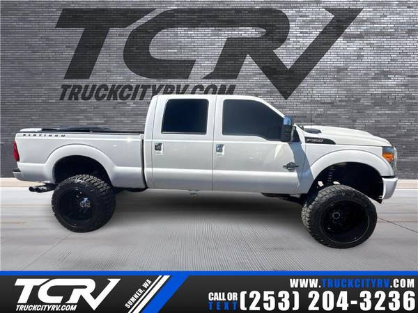 2015 Ford F-350 Super Duty Platinum Crew Cab *F-350 F350* - $34,999 (Sumner, WA)63470612363523121