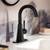 MOEN MATTE BLACK SINGLE HANDLE BATH FAUCET - ALLNEW 1 thumbnail