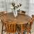 Solid Wood Kitchen Dining Table With 4 Chairs 6 thumbnail