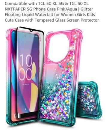 Brand new TCL 50XL Nxtpaper 5G glitter phone case 1