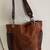 Christina Pell Italian SOFT  2-Tone Brown Leather Shoulder Tote Handba 1 thumbnail
