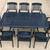 Patio Set Hanamint Lexington Pinecrest Outdoor Patio Furniture 9pc Dining Set-84 2 thumbnail