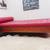 Vintage artisan made leather wood daybed, Barcelona style 7 thumbnail