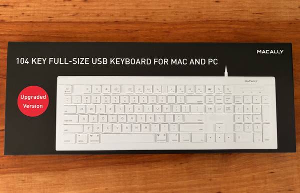 Full Size USB Wired Keyboard for Mac and PC (brand new in box) 1