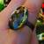 Natural Prasiolite 34ct ring, silver, gold Size 8.5 One of kind 3 thumbnail