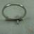SUN Crystal Cross Sterling Silver Ring 925  sz 7.25  10mm 6 thumbnail