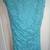 Turquoise Lace Prom Holiday Wedding Beach Dress Sz XS XSmall 2 thumbnail