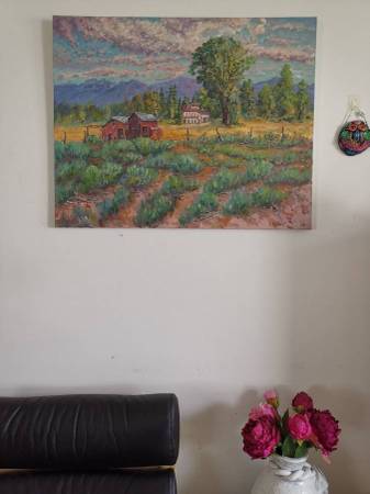 Original oil painting Sage Country by Otto Jegodtka 1