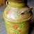 BEAUTIFUL Hand Painted Antique Farming full size Milk Can OLD! 4 thumbnail