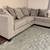 Light grey sectional includes throw pillows - new 3 thumbnail