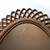Vintage Wall Mirror with Brown Plastic Faux Rattan Frame 2 thumbnail