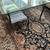 36” square glass & wrought iron coffee table 4 thumbnail