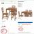 Compact Kitchen Dining Table with 4 Chairs 💰PRICE DROP 🔻 21 thumbnail