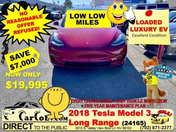 2018 Tesla Model 3 Long Range (24165) 1