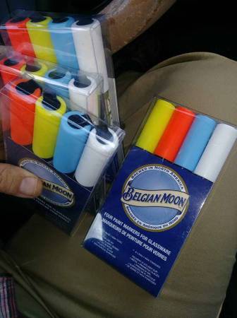 Belgian Moon Glassware Markers 1