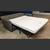 Sleeper Sofa with CoolDreamzzz Gel Memory Foam Mattress. Charcoal Gray Fabric Pu 6 thumbnail