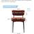 BRAND NEW IN BOX Brown Boucle Modern Dining Chairs Set of 2 Chair Set 5 thumbnail