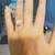 18k White Gold Halo Engagement Ring .31 TCW - discontinued 16 thumbnail
