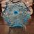 Fenton Colonial Ice Blue Hobnail Footed Pedestal Compote Candy Dish 2 thumbnail