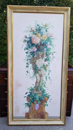 Decorative Wallpaper Panel by Jules Desfossé.  1