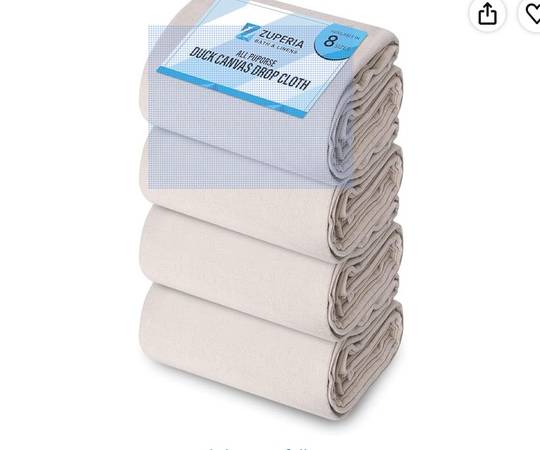 PAINTERS DROP CLOTH - 4 PACK - NEW 1