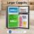 BANGSON Mini Fridge with Freezer, 2 Door Small Refrigerator with Freezer, Mini F 2 thumbnail