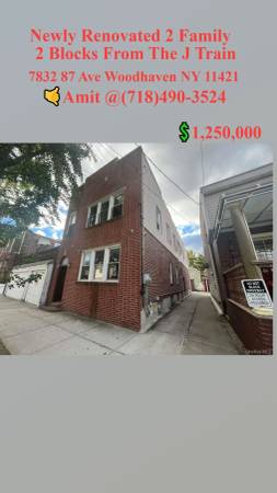 💯Newly Renovated Brick 2-Family🏠⛪ 1