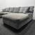 Can Deliver! Like New Clean Living Spaces Sectional Sofa Couch With Double Chais 8 thumbnail