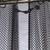 Fireplace Screen, Hanging Chain Metal Mesh, SET W/ROD and Br   vintage 3 thumbnail