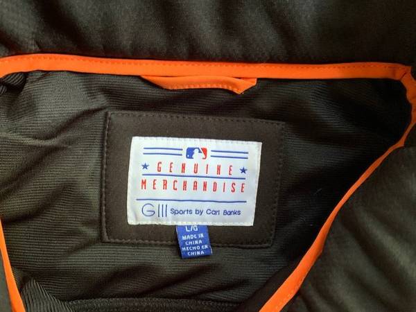SAN FRANCISCO GIANTS G-III SPORTS SUDADERA CON CAPUCHA DE CIERRE COMPLETO CHAQUETA PARA MUJER TALLA L - $100 (LOS GATOS)63471478416129123