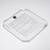 Hoya Japan Crystal Dishes Square Notched Corners Embossed 5.75" Set of Five (5) 3 thumbnail
